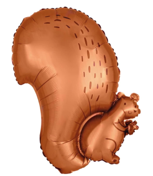 XL Folienballon Figur - Eichhörnchen - ø 50cm